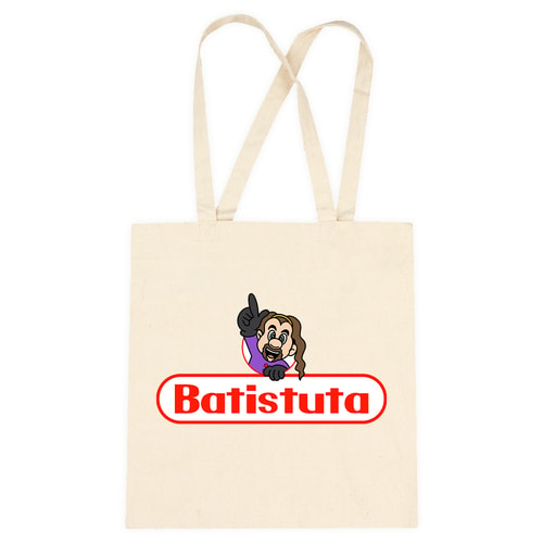 Batistuta Fiorentina Cartoon Graphic Tote Bag