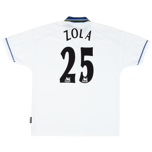 1998-00 Chelsea Away Shirt Zola #25 - 9/10 - (XXL)
