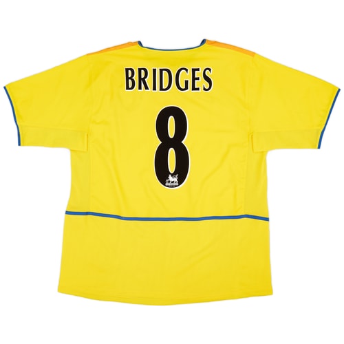 2002-03 Leeds United Away Shirt Bridges #8 - 6/10 - (XXL)