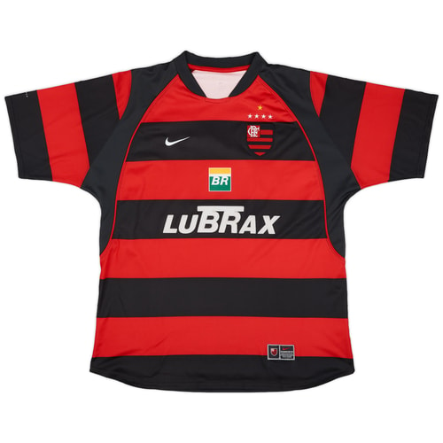 2002-04 Flamengo Home Shirt #10 - 8/10 - (XL)