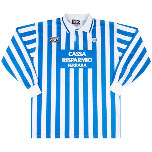 1992-93 SPAL Match Issue Home L/S Shirt #16