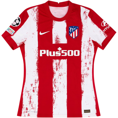 2021-22 Atletico Madrid Match Issue Champions League Home Shirt M.Hermoso #22 (v Man Utd)
