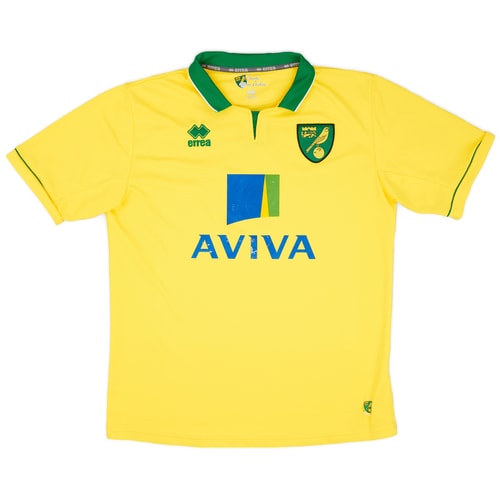 2012-13 Norwich Home Shirt - 6/10 - (XL)