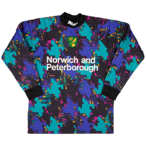 1996-97 Norwich GK Shirt - 8/10 - (Y)