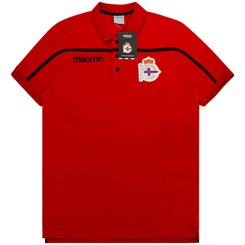 2018-19 Deportivo Macron Polo T-Shirt