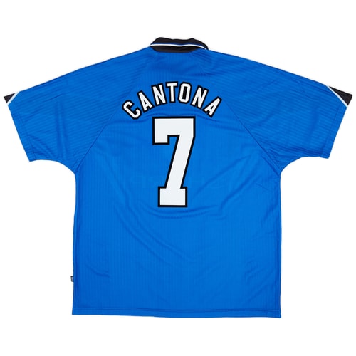 1996-98 Manchester United Third Shirt Cantona #7 - 9/10 - (XL)