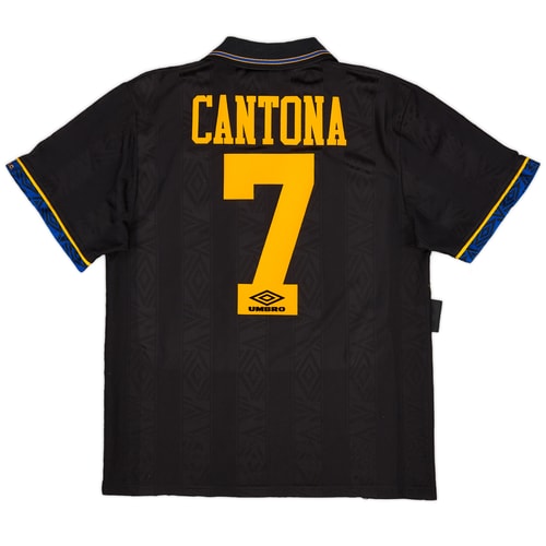 1993-95 Manchester United Away Shirt Cantona #7 - 9/10 - (M)