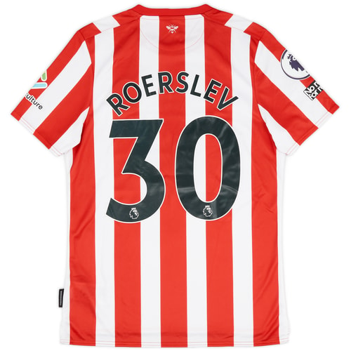 2022-23 Brentford Match Issue Home Shirt Roerslev #30