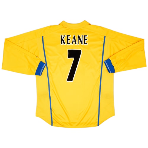 2000-02 Leeds United Away L/S Shirt Keane #7 - 9/10 - (XL)