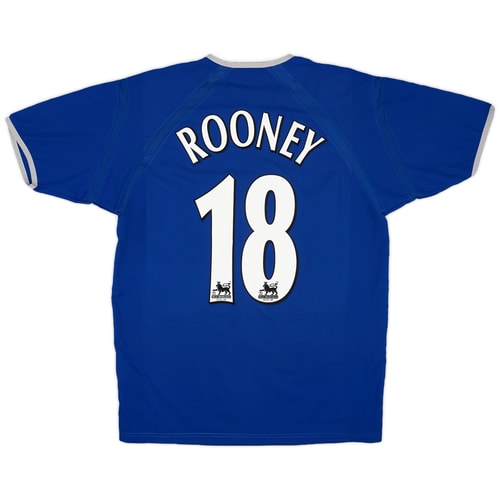 2003-04 Everton Home Shirt Rooney #18 - 6/10 - (M)