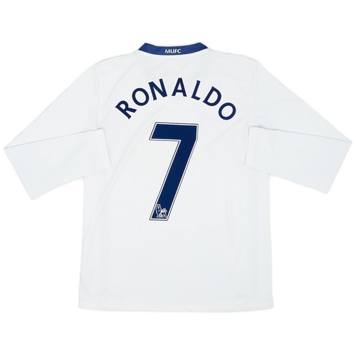2008-10 Manchester United Away L/S Shirt Ronaldo #7 - 5/10 - (S)