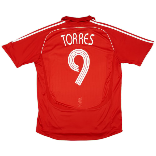 2006-08 Liverpool Home Shirt Torres #9 - 7/10 - (XL)