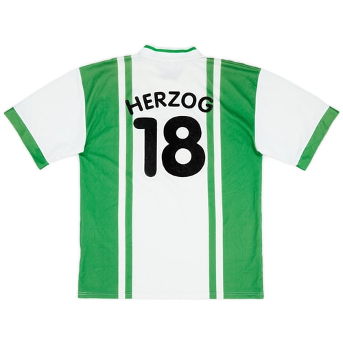 1996-97 Werder Bremen Home Shirt Herzog #18 - 8/10 - (L)