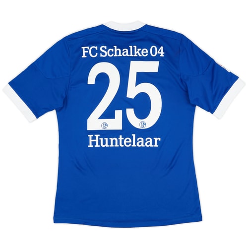 2012-14 Schalke Home Shirt Huntelaar #25 - 7/10 - (M)