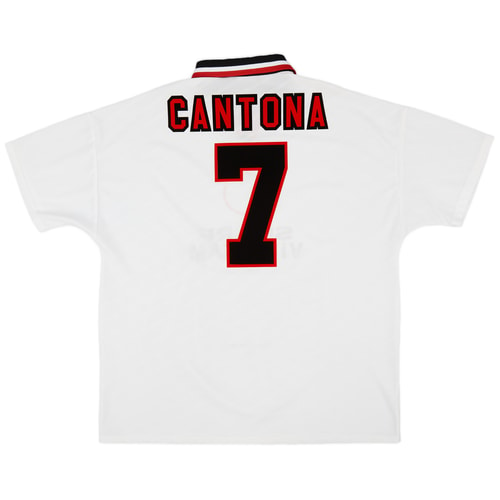 1996-97 Manchester United Away Shirt Cantona #7 - 8/10 - (XXL)