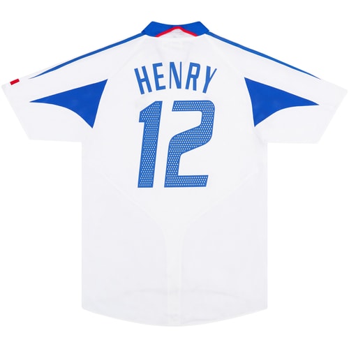 2004-06 France Away Shirt Henry #12 - 8/10