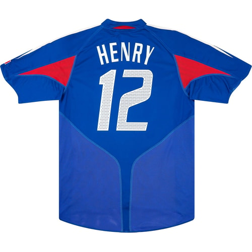 2004-06 France Home Shirt Henry #12 - 9/10