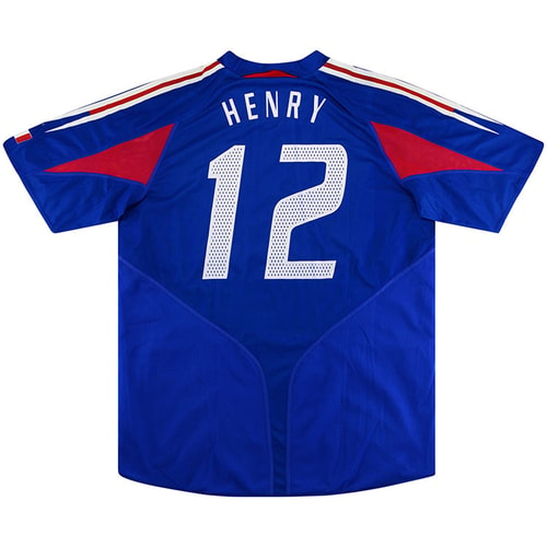 2004-06 France Player Issue Home Shirt Henry #12 (Very Good) XL