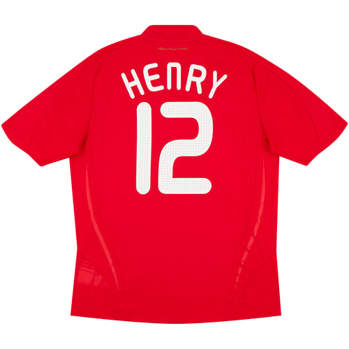2007-08 France Away Shirt Henry #12 - 9/10