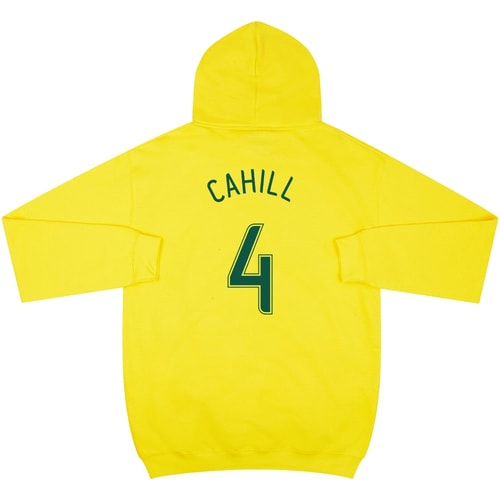 Tim Cahill #4 2006 Australia Yellow Graphic Hooded Top