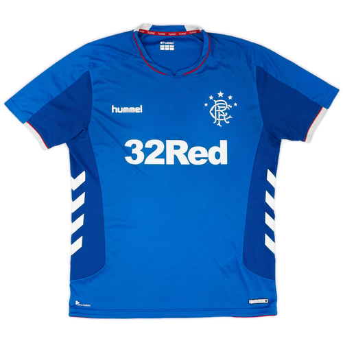 2018-19 Rangers Home Shirt - 7/10 - (L)
