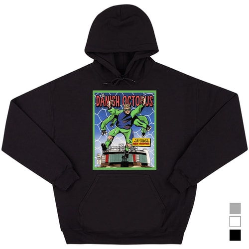 1994-96 Peter Schmeichel 'The Danish Octopus' Comic Book Superheroes Hooded Top