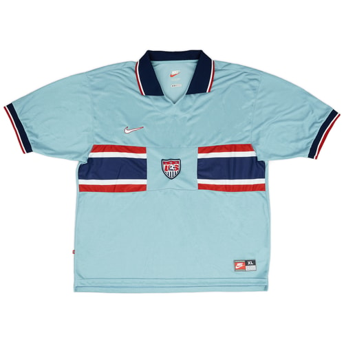 2003 USMNT Home Original Nike Authentic Kit Shirt Soccer Sash Jersey USA XL