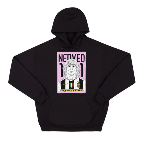 2003-04 Juventus Nedvěd #11 Serie A Icons Hooded Top