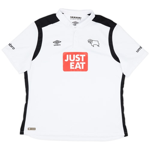 2016-17 Derby County Home Shirt - 8/10 - (3XL)