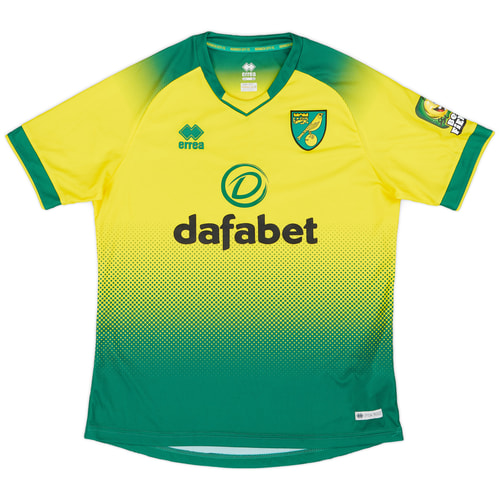2019-20 Norwich Home Shirt - 8/10 - (XL)
