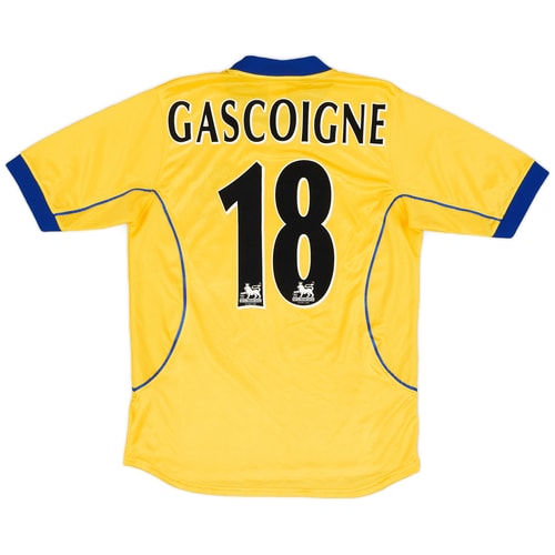 2000-01 Everton Away Shirt Gascoigne #18 - 8/10 - (S)