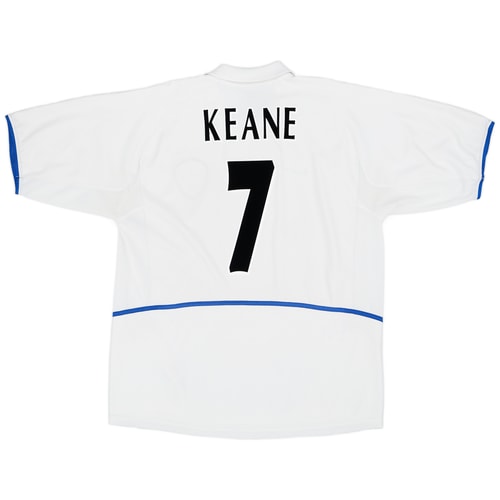 2002-03 Leeds United Home Shirt Keane #7 - 8/10 - (XL)