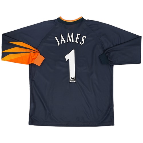 1998-99 Liverpool GK Shirt James #1 - 9/10 - (L)