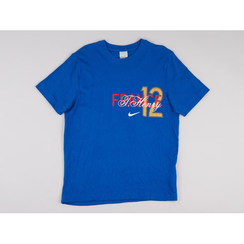 2000s France Nike Fan Tee Henry #12 (Very Good) M