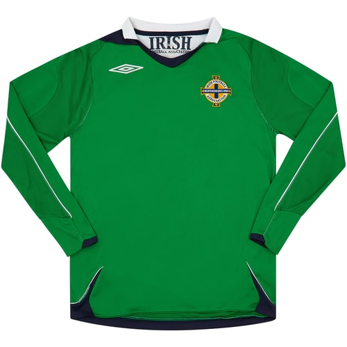 2006-08 Northern Ireland Home L/S Shirt (Excellent) S