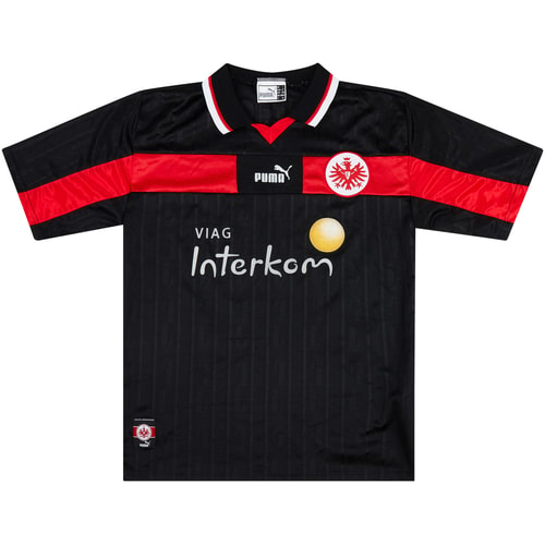 1998-00 Eintracht Frankfurt Signed Third Shirt Salou #11 - 9/10 - (S)