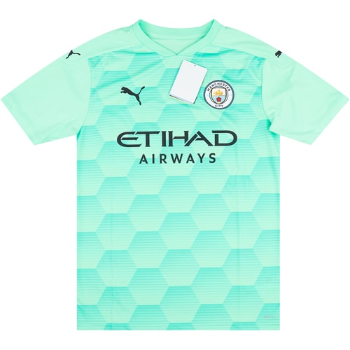 2020-21 Manchester City Player Issue GK Away S/S Shirt (M)