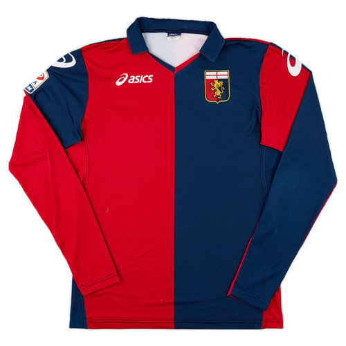 2011-12 Genoa Home L/S Shirt - 8/10 - (XXL)