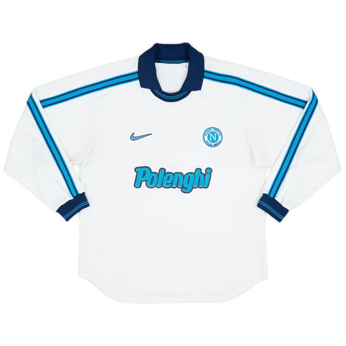 1998-99 Napoli Player Issue Away L/S Shirt - 7/10 - (L)
