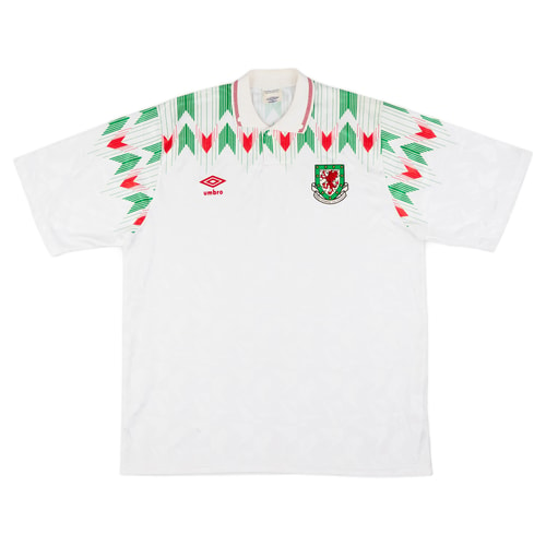 1990-92 Wales Away Shirt - 9/10 - (XL)