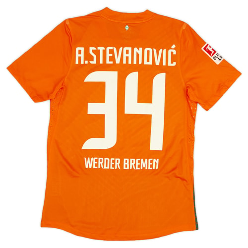 2011-12 Werder Bremen Player Issue Away Shirt A.Stevanović #34 - 9/10 - (M)