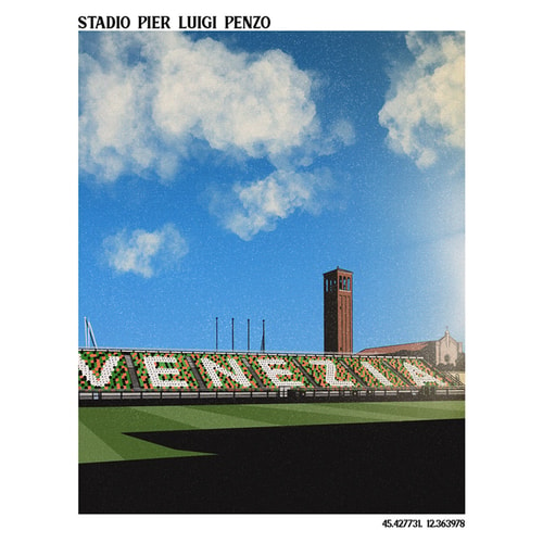 Stadio Pier Luigi Penzo A3 Print/Poster