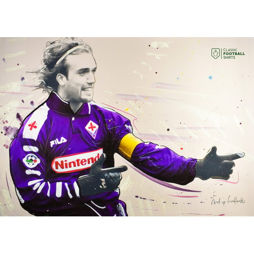 1998-99 Fiorentina Batistuta CFS x AoF A3 Print/Poster