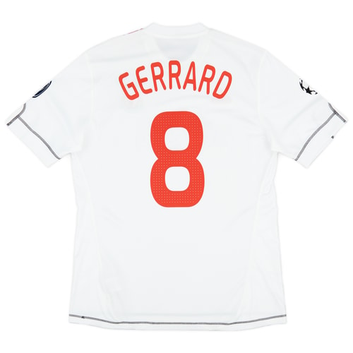 2009-10 Liverpool CL Third Shirt Gerrard #8 - 8/10 - (L)