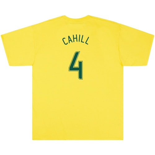 Tim Cahill #4 2006 Australia Yellow Graphic Tee