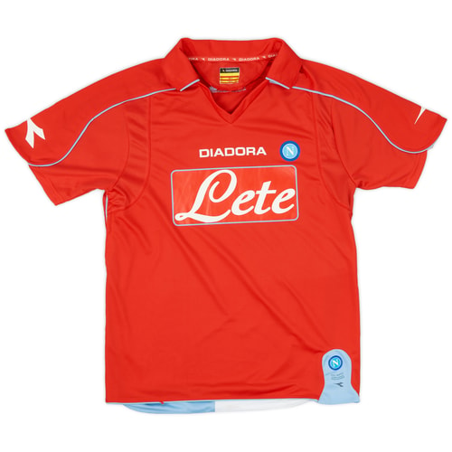2008-09 Napoli Away Shirt - 8/10 - (XS)