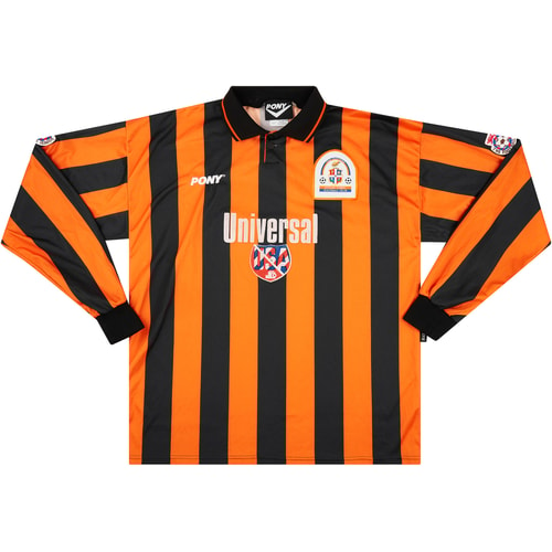 1995-96 Luton Town Player Issue Away L/S Shirt (Excellent) XXL
