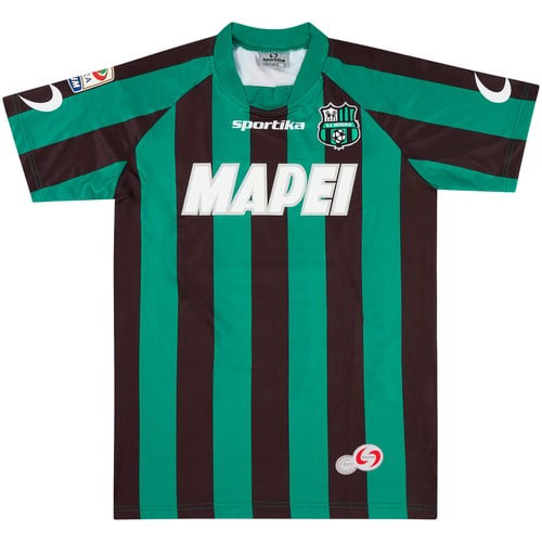 2013-14 Sassuolo Match Issue Home Shirt Magnanelli #4
