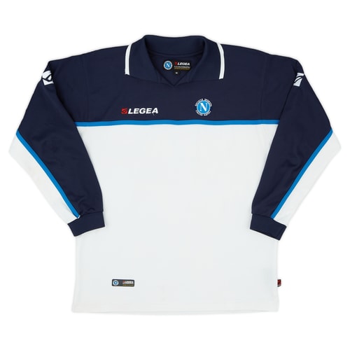 2003-04 Napoli Legea L/S Polo Shirt - 9/10 - (M)