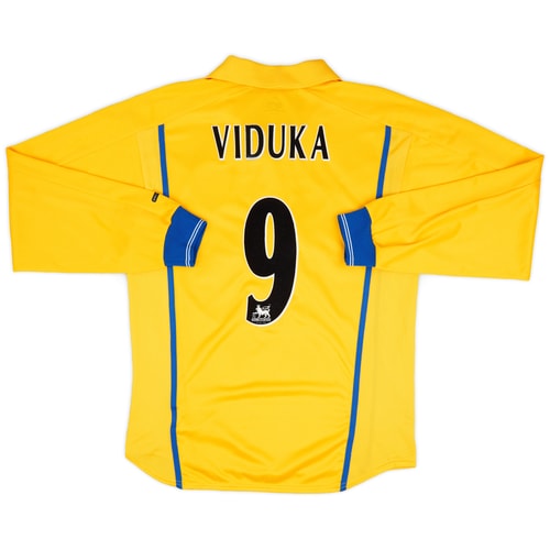 2000-02 Leeds United Away L/S Shirt Viduka #9 - 8/10 - (S)